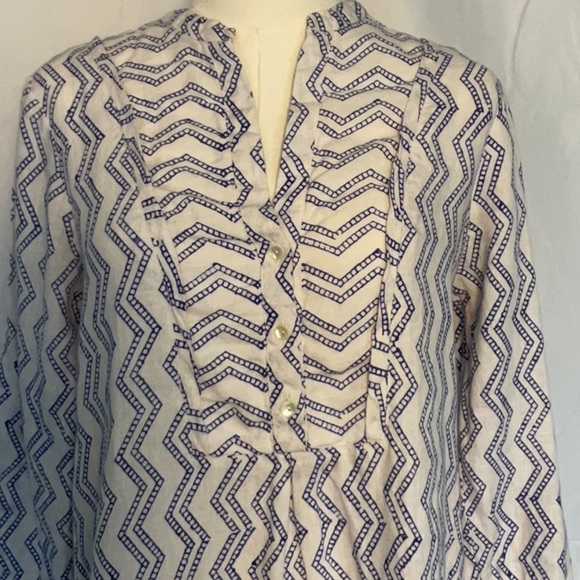 Roberta Roller Rabbit linen tunic Size M - Picture 2 of 6